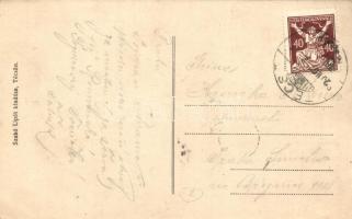 Técső, Tacovo; Tisza híd katonákkal / bridge with soldiers  (EK)