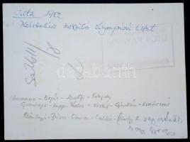 1952 Tatai edzőtáborban a Helsinki olimpiára készülő magyar kosárlabda válogatott, amely később 9. h...