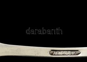 Ezüst(Ag) "Lichtenstein" kiskanál, jelzett, h: 10 cm, bruttó: 9,1 g