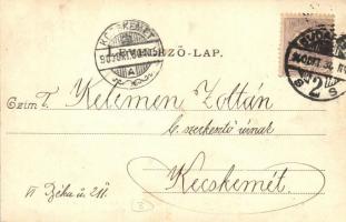 Budapest II. Hűvösvölgy, Villamos vasúti végállomás Balázs-féle vendéglővel. Divald Károly 307