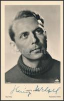 Heinz Wetzel német színész aláírt fotólap / Autograph signed photo of German actor