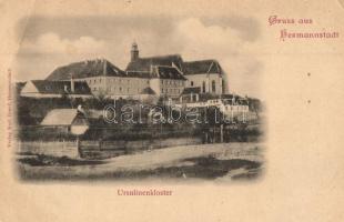 Nagyszeben, Hermannstadt, Sibiu; Ursulinenkloster, Verlag Karl Graef / Orsolyita kolostor / convent (EB)