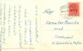 Sárbogárd, Mrázik Menyhért fűszerkereskedése, Községháza, Vasútállomás, Járásbíróság. Obernyik Feren...