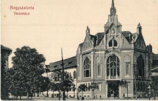 Nagyszalonta, Salonta; Városháza, Székely J. Jenő kiadása / City hall (EK)