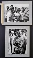 1968 VIT Világifjúsági Találkozó, Szófia, 4 db fotó, Csernai Zsuzsa, feliratozottak, kartonra ragasz...