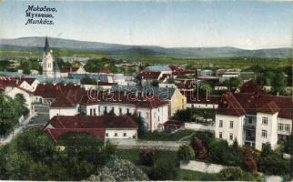 Munkács, Mukacheve; Látkép / general view, Munkács visszatért So. Stpl.