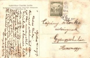 1915 Budapest; a Katolikus Népszövetség könyörgő körmenete. Katholikus Charitas javára (Rb)