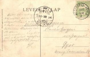 Hévíz, Rákóczi ház hölggyel. Mérei Ignácz kiadása