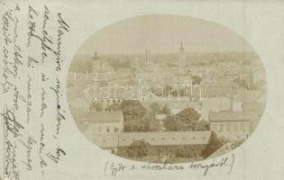 1905 Győr, látkép a Városháza tornyából, photo