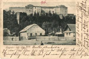 Ungvár, Uzhorod; vár, Feuerlicht Testvérek kiadása / castle (kis szakadás / small tear)