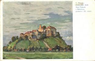 Munkács, Munkacheve; vár / castle, Munkács visszatért So. Stpl. s: V. Prihoda (EK)