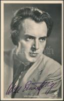 Will Quadflieg (1914-2003) német színész aláírt fotólap / Autograph signed photo of German actor