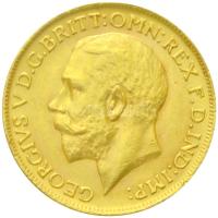 Nagy-Britannia 1911. Sovereign Au "V. György" (7,98g/0.917) T:1- kis ph. Great Britain 1911. Sovereign Au "George V" (7,98g/0.917) T:AU Krause KM#820