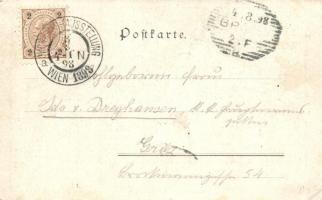 1898 Vienna, Wien; Jubiläums Ausstellung, Aeronautische Ausstellung / Anniversary Exhibition, Aerona...