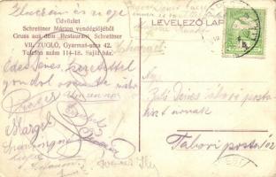 Budapest XIV. Zugló, Schrettner Márton vendéglője; Gyarmat utca 42. (EK)