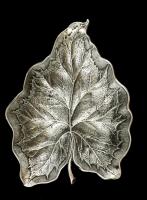 Ezüst(Ag) leveles tálka, jelzett(Buccallati), 9x7 cm, nettó: 28,2 g