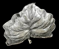 Ezüst(Ag) leveles tálka, jelzett(Buccallati), 9x7 cm, nettó: 28,2 g