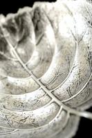 Ezüst(Ag) öblös leveles tálka, jelzett(Buccallati), 9,5x8,5 cm, nettó: 40,5 g