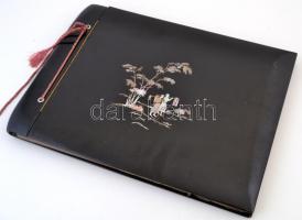 1954-1966 Vietnami távközlési hálózat építése, 29 fotó, francia és vietnámi feliratokkal, lakozott f...