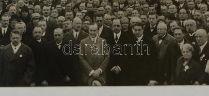 1928 A new-yorki Kossuth szobor avatására induló amerikai politikusok és a magyar delegáció, Washing...