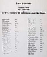 Pénzes János: Emlékek útját járva 1942-1944  A m. kir. honvéd Ludovika Akadémia, a m. kir. vitéz nag...