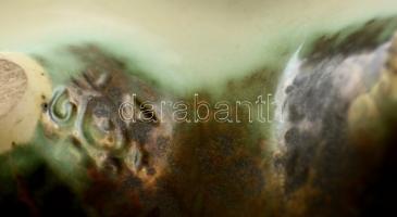 Iparművészi Vállalatos Gorka horoszkopos kupicás készlet mázas kerámia, jelzett, hibátlan, 18×9, m:4...