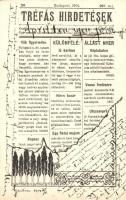 1901 Tréfás Hirdetések napilap, Budapest / Hungarian humorous newspaper