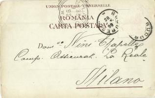 1899 Ion I. C. Bratianu, Romanian politician, Carol Göbl litho (kis szakadás / small tear)