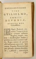 Hobbes. Thomas: Elementa philosophica de cive. Amsterdam, 1647. Louis Elzevier.
25 + 403 p. Címlap ...
