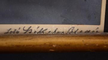 Ady Endre (1877-1919) portréja, nagyméretű fotó, Székely Aladár felvétele, ceruzával  jelzett, üvege...