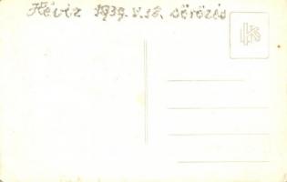 1939 Hévíz, söröző társaság, photo (EK)