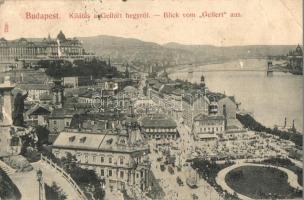 Budapest I. Kilátás a Gellérthegyről, Stosz vendéglő (EK)