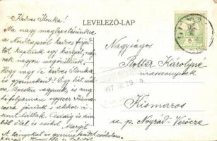 Lublófürdő, Kúpele Lubovna; Silvia Villa, Sima Antal kiadása / villa Art Nouveau