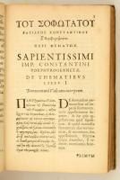 Hungarica: Constantinus Porphyrogenitus: Constantini Prophyrogennetae Imperatoris opera. (Tactica, T...