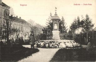 Sopron, Deák tér, időjárás jelző (EK)