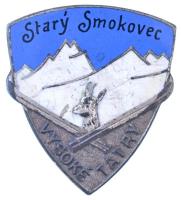 Csehszlovákia DN &quot;Starý Smokovec - Vysoké Tatry (Ótátrafüred - Magas-Tátra) fém turista jelvény (27x30mm) T:2 Czechoslovakia ND  &quot;Starý Smokovec - Vysoké Tatry (~Old Smokovec - ~High Tatras) metal tourist badge (27x30mm) C:XF