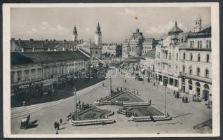 A Szeged AK futballcsapat tagjainak aláírásai Nagyváradról megküldött levelezőlapon