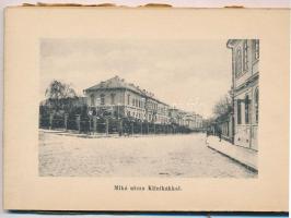 Kolozsvár, Cluj; 16 lapos kolozsvári városképes leporellófüzet, vasútállomás, Krudy fényképész felvé...