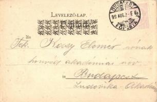 1899 Art Nouveau, Szénásy és Reimann / Theo. Stroefer's Kunstverlag. Postkarte der Modernen Nr....