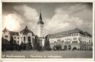 Marosvásárhely, Targu Mures; Városháza, kultúrpalota / town hall, cultural palace (EK)