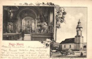 Nagymaros, Római katolikus templom, belső, Stefan Zoller floral
