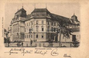 Nagyvárad, Oradea; Törvényszéki palota. Sonnenfeld Adolf kiadása / Palace of Justice