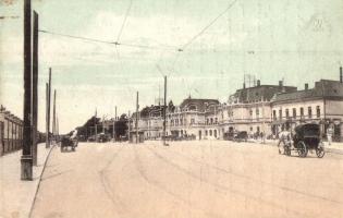 Nagyvárad, Oradea; Vasúti indóház, vasútállomás / railway station (fl)