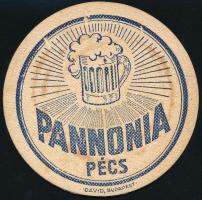 1944 Pannónia Pécs, söralátét, 30 f. okmánybélyeggel, pecséttel, a hátoldalán egykorú bejegyzésekkel, d: 11 cm.