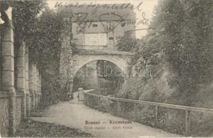 Brassó, Brasov, Kronstadt; Graftrészlet, patak / creek (kis felületi sérülés / small surface damage)