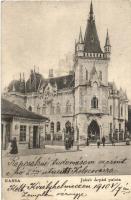 Kassa, Kosice; Jakab Árpád palotája, szálloda és vendéglő / palace, hotel, restaurant (fa)