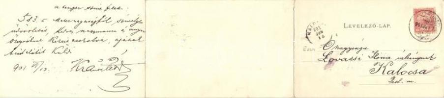 Iglófüred, Spisská Nová Ves Kupele; Látkép, Matz G. 3-lapos panorámalap / general view, 3-tiled pano...