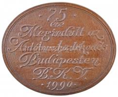 Lapis András (1942-) 1990. "75 éve Megindult az Autóbuszközlekedés Budapesten B.K.V. 1990"...