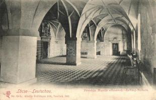 Lőcse, Levoca; Városháza, kupolás előcsarnok, belső / town hall, interior (EK)