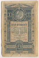 1882. 1Ft / 1G T:III- ly., kis szakadás, fo.
Hungary 1882. 1 Forint / 1 Gulden C:VG hole, small tea...